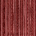 thumbnail image 1 of Ahgly Company Machine Washable Indoor Square Oriental Red Modern Area Rugs, 6' Square, 1 of 4