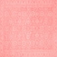 thumbnail image 1 of Ahgly Company Machine Washable Indoor Square Oriental Red Traditional Area Rugs, 6' Square, 1 of 4