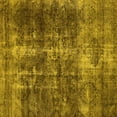 thumbnail image 1 of Ahgly Company Machine Washable Indoor Square Oriental Yellow Industrial Area Rugs, 3' Square, 1 of 4