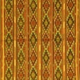 thumbnail image 1 of Ahgly Company Machine Washable Indoor Square Oriental Yellow Traditional Area Rugs, 6' Square, 1 of 4