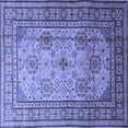 thumbnail image 1 of Ahgly Company Machine Washable Indoor Square Persian Blue Traditional Area Rugs, 3' Square, 1 of 4