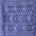 thumbnail image 1 of Ahgly Company Machine Washable Indoor Square Persian Blue Traditional Area Rugs, 3' Square, 1 of 4