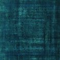 thumbnail image 1 of Ahgly Company Machine Washable Indoor Square Persian Turquoise Blue Bohemian Area Rugs, 6' Square, 1 of 4