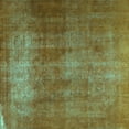 thumbnail image 1 of Ahgly Company Machine Washable Indoor Square Persian Turquoise Blue Traditional Area Rugs, 4' Square, 1 of 4