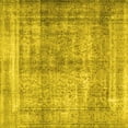 thumbnail image 1 of Ahgly Company Machine Washable Indoor Square Persian Yellow Traditional Area Rugs, 7' Square, 1 of 4