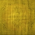 thumbnail image 1 of Ahgly Company Machine Washable Indoor Square Persian Yellow Traditional Area Rugs, 7' Square, 1 of 4