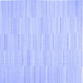 thumbnail image 1 of Ahgly Company Machine Washable Indoor Square Solid Blue Modern Area Rugs, 3' Square, 1 of 4