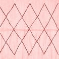 thumbnail image 1 of Ahgly Company Machine Washable Indoor Square Solid Red Modern Area Rugs, 3' Square, 1 of 4