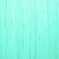 thumbnail image 1 of Ahgly Company Machine Washable Indoor Square Solid Turquoise Blue Modern Area Rugs, 4' Square, 1 of 4