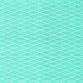 thumbnail image 1 of Ahgly Company Machine Washable Indoor Square Solid Turquoise Blue Modern Area Rugs, 4' Square, 1 of 4