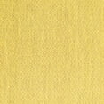 thumbnail image 1 of Ahgly Company Machine Washable Indoor Square Solid Yellow Modern Area Rugs, 6' Square, 1 of 4