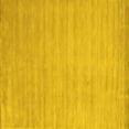 thumbnail image 1 of Ahgly Company Machine Washable Indoor Square Solid Yellow Modern Area Rugs, 6' Square, 1 of 4