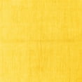 thumbnail image 1 of Ahgly Company Machine Washable Indoor Square Solid Yellow Modern Area Rugs, 7' Square, 1 of 4