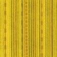 thumbnail image 1 of Ahgly Company Machine Washable Indoor Square Solid Yellow Modern Area Rugs, 8' Square, 1 of 4
