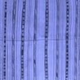 thumbnail image 1 of Ahgly Company Machine Washable Indoor Square Southwestern Blue Country Area Rugs, 4' Square, 1 of 4