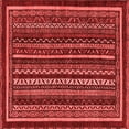 thumbnail image 1 of Ahgly Company Machine Washable Indoor Square Southwestern Red Country Area Rugs, 5' Square, 1 of 4