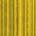thumbnail image 1 of Ahgly Company Machine Washable Indoor Square Southwestern Yellow Country Area Rugs, 6' Square, 1 of 4