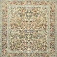thumbnail image 1 of Ahgly Company Machine Washable Indoor Square Traditional Brown Area Rugs, 7' Square, 1 of 7