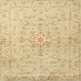 thumbnail image 1 of Ahgly Company Machine Washable Indoor Square Traditional Brown Gold Area Rugs, 8' Square, 1 of 7