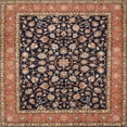 thumbnail image 1 of Ahgly Company Machine Washable Indoor Square Traditional Light Copper Gold Area Rugs, 3' Square, 1 of 7