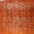 thumbnail image 1 of Ahgly Company Machine Washable Indoor Square Traditional Orange Red Area Rugs, 4' Square, 1 of 7