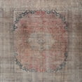 thumbnail image 1 of Ahgly Company Machine Washable Indoor Square Traditional Rosy Brown Pink Area Rugs, 8' Square, 1 of 7