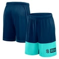 thumbnail image 1 of Men's Logo Athletic Navy Seattle Kraken Best of the Best Shorts, 1 of 3