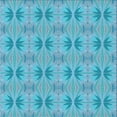 thumbnail image 1 of Ahgly Company Machine Washable Indoor Square Transitional Blue Area Rugs, 4' Square, 1 of 7