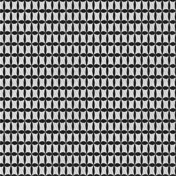 Ahgly Company Machine Washable Indoor Square Transitional Charcoal Black Area Rugs, 8' Square