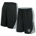 thumbnail image 1 of Men's Fanatics Black Las Vegas Raiders No Defense Shorts, 1 of 3