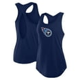 thumbnail image 1 of Women's Fanatics Navy Tennessee Titans Iron Fan Tank Top, 1 of 5