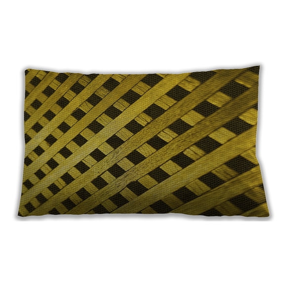 Ahgly Company Outdoor Rectangular Contemporary Lumbar Throw Pillow, 13 inch by 19 inch