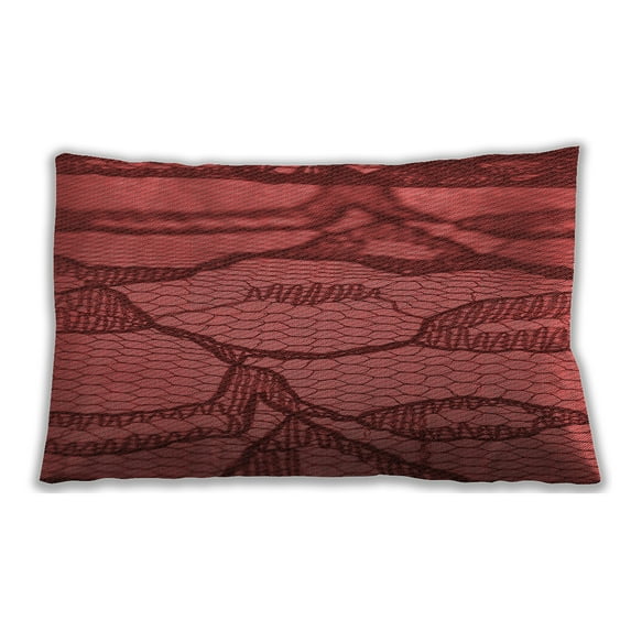 Ahgly Company Outdoor Rectangular Contemporary Lumbar Throw Pillow, 13 inch by 19 inch