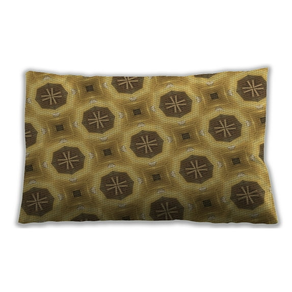 Ahgly Company Outdoor Rectangular Contemporary Lumbar Throw Pillow, 13 inch by 19 inch