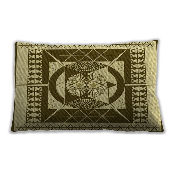 Ahgly Company Outdoor Rectangular Contemporary Lumbar Throw Pillow, 13 inch by 19 inch