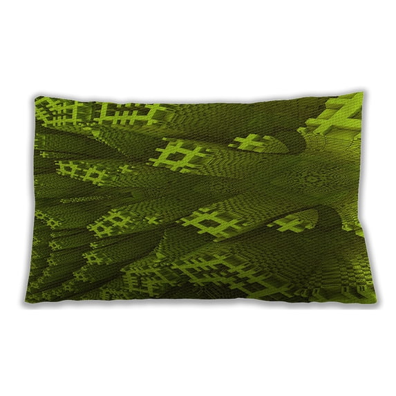 Ahgly Company Outdoor Rectangular Contemporary Lumbar Throw Pillow, 13 inch by 19 inch