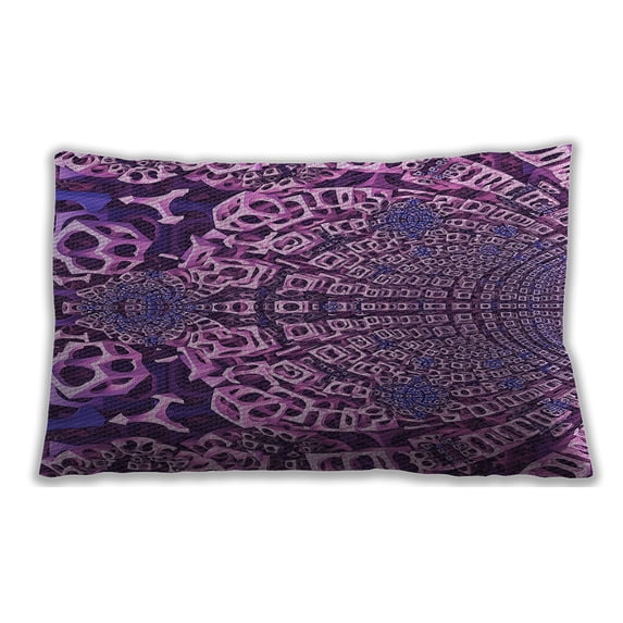 Ahgly Company Outdoor Rectangular Contemporary Lumbar Throw Pillow, 13 inch by 19 inch