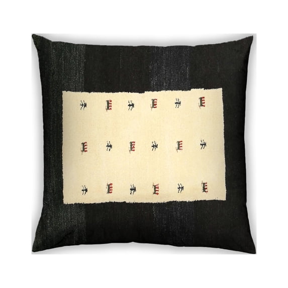Ahgly Company Outdoor Square Contemporary Throw Pillow, 18 inch by 18 inch