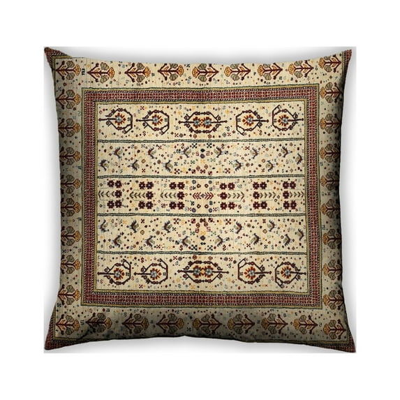 Ahgly Company Outdoor Square Contemporary Throw Pillow, 18 inch by 18 inch