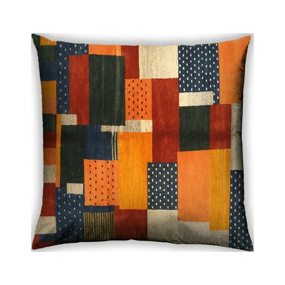 Ahgly Company Outdoor Square Contemporary Throw Pillow, 18 inch by 18 inch
