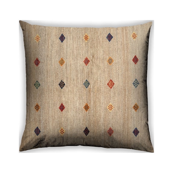 Ahgly Company Outdoor Square Contemporary Throw Pillow, 18 inch by 18 inch