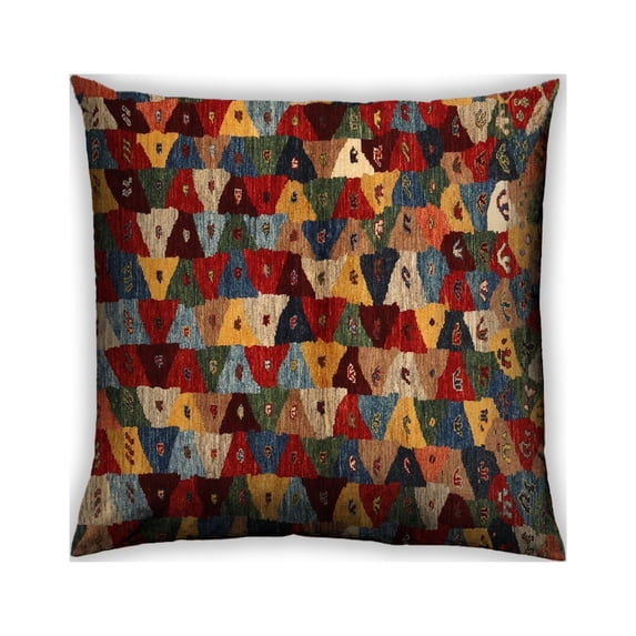 Ahgly Company Outdoor Square Contemporary Throw Pillow, 18 inch by 18 inch