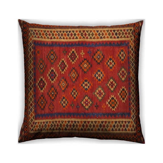 Ahgly Company Outdoor Square Contemporary Throw Pillow, 18 inch by 18 inch