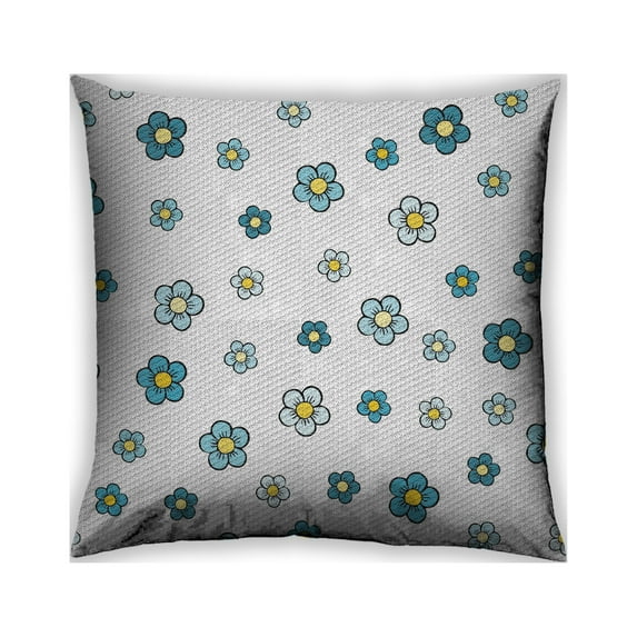 Ahgly Company Outdoor Square Patterned Throw Pillow, 18 inch by 18 inch
