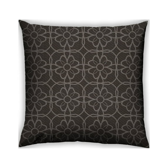 Ahgly Company Outdoor Square Patterned Throw Pillow, 18 inch by 18 inch