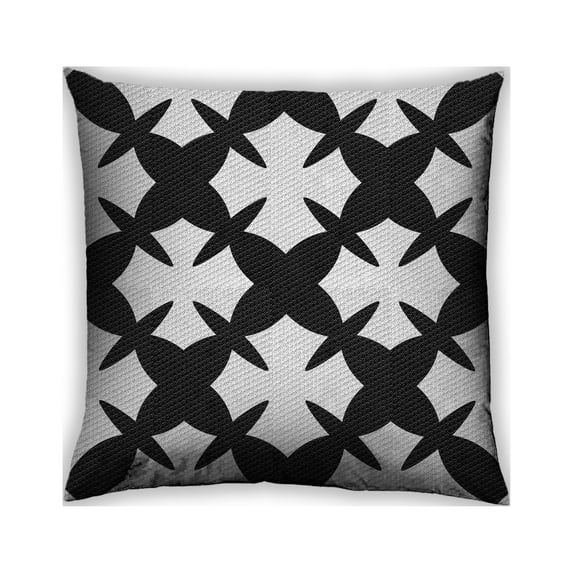 Ahgly Company Outdoor Square Patterned Throw Pillow, 18 inch by 18 inch