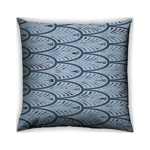 Ahgly Company Outdoor Square Patterned Throw Pillow, 18 inch by 18 inch