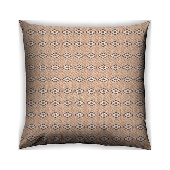 Ahgly Company Outdoor Square Patterned Throw Pillow, 18 inch by 18 inch