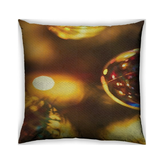 Ahgly Company Outdoor Square Patterned Throw Pillow, 18 inch by 18 inch