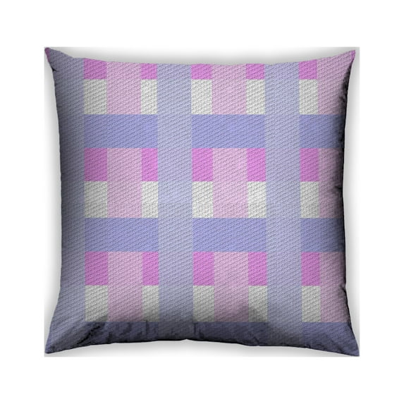 Ahgly Company Outdoor Square Patterned Throw Pillow, 18 inch by 18 inch